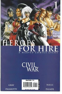 Heroes for Hire 1 (2nd Series) Billy Tucci Cover Civil War - Picture 1 of 1