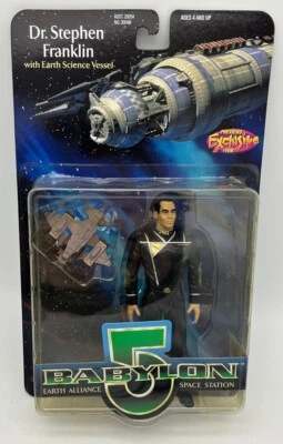 Babylon 5 可动人偶 Stephen Franklin 博士预览独家限量版 1997 年 MIP — 第 1/3 张图片
