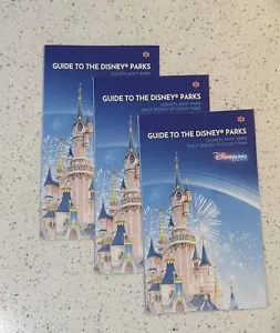 Disneyland Paris 2025 Map 2 Park Guide Inc Walt Disney Studios English New X3 - Picture 1 of 2
