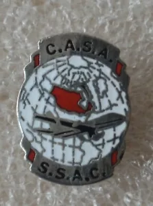 CASA SSAC CANADIAN AVIATION SAFETY ASS. Vintage LOGO PIN PINBACK PÉPINGLETTE - Bild 1 von 5