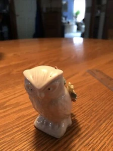 Vintage White Ceramic Owl Figurine 3” - Picture 1 of 4