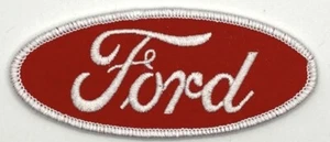 Camión Ford Motorsports coche rojo estilo vintage parche retro gorra de hierro sombrero carreras - Imagen 1 de 1