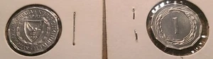 1963 CYPRUS 1 MIL (UNC-BU!) LOT OF 2 COINS - Picture 1 of 2