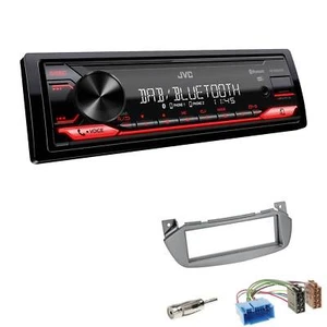 JVC KD-X282DBT Auto Radio Bluetooth DAB+ USB für Nissan Pixo 2006-2013 silber - Bild 1 von 5
