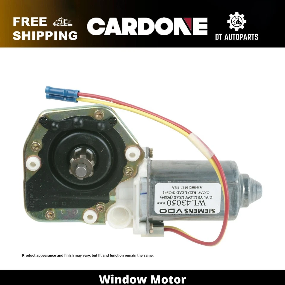 Motor de ventana delantero izquierdo cardone 2000 2001 para Ford E-350 Super Duty 1999-2019 Foto 1 de 4