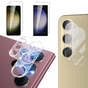 For Samsung Galaxy S24 S24 Plus Ultra Tempered Clear Glass Screen Protector - Picture 1 of 15