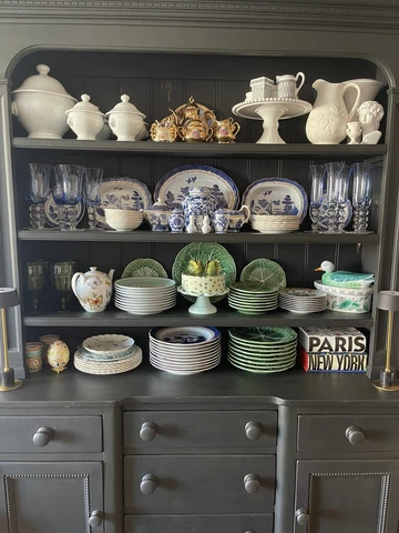 Hutch Cabinet China Display Cover