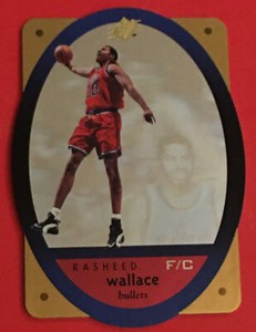 1996 SPx Basketball #50 Rasheed Wallace Gold