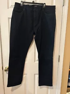 Kenneth Cole Men’s Dark Blue Straight Fit Stretch Denim Jeans Size 40X32 NWT - Picture 1 of 11