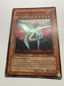 Yu-Gi-Oh! Different Dimension Dragon Super Rare 1st Edition DCR-015 HP DAMAGED - Picture 1 of 24