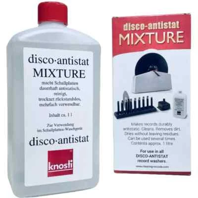 KNOSTI disco-antistat mixture LITRO liquido macchina lava dischi pulizia vinile
