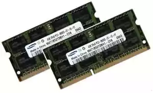 2x 4GB 8GB DDR3 2Rx8 Notebook RAM Speicher 1066 Mhz SO DIMM PC3-8500S CL7 - Bild 1 von 1