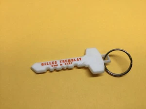 Vintage Promo Key Ring GILLES TREMBLAY Keychain Ancien Porte-Clés C’ EST LA CLEF - Bild 1 von 11