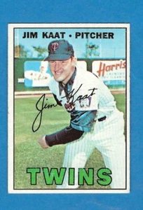 1967 Topps HOF Jim Kaat Minnesota Twins #300 2 - Bild 1 von 2