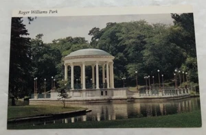 Roger Williams Park Bandstand Providence, R.I. Postcard (T2) - Picture 1 of 2