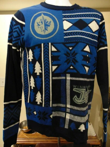 NHL Winnipeg Jets Men's Crew neck Sweater NHL Approved Small Cover