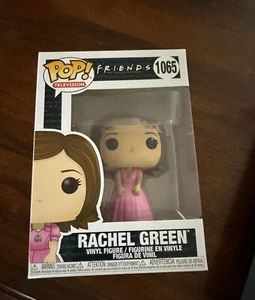 FUNKO POP! #1065 RACHEL GREEN IN PINK DRESS FRIENDS W/ PROTECTOR - Picture 1 of 1