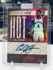 Andrew Harrison 2015-16 Panini NBA Hoops Hot Signatures Autograph Rookie ⭐️⭐️⭐️