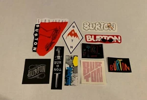 Burton 3 Sets of 10 Assorted Vinyl Stickers #30 (Total 30 stickers) - Picture 1 of 1