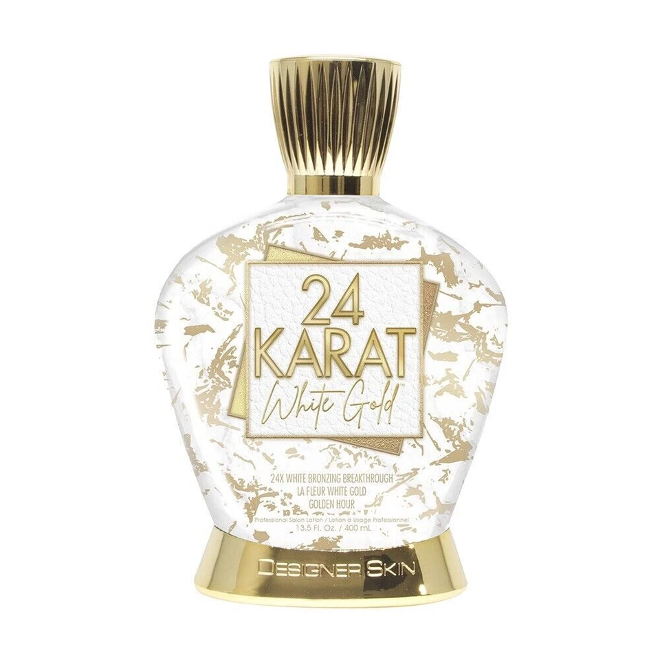 DS 24 Karat White Gold Tanning Lotion 24x  13.5oz - Image 1 of 1