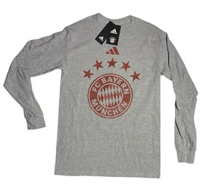 BAYERN MUNICH T-SHIRT loNG SLEEVE, new/tag, SIZE MEN'S SIZES - Picture 1 of 1