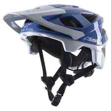 Alpinestars Vector Pro A1 Helmet - Mid Blue Light Grey Glossy 