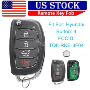 For 2013 2014 2015 2016 Hyundai Santa Fe Keyless Remote Car Key Fob TQ8-RKE-3F04 - Picture 1 of 10
