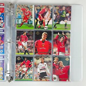Merlin Premier Gold 99 Complete Soccer Card Base Set in Binder NM+ David Beckham