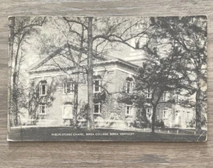 Berea KY-Kentucky, Phelps-Stokes Kapelle, Berea College, alte Postkarte - Bild 1 von 2