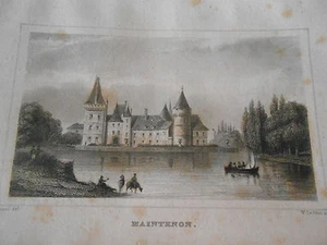Gravure sur acier 1838 - Maintenon Dpt d'Eure et Loir - Picture 1 of 1