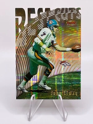 John Elway 1997 Bowman's Best Cuts refrator atômico #BC3 HOF raro e lido! - Imagem 1 de 2