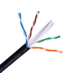 UTP starres Netzwerkkabel der Kategorie 6 NANOCABLE 10.20.0502-EXT-BK 100 m S - Bild 1 von 1