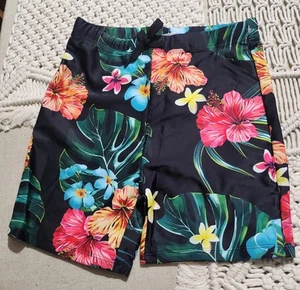 Swim Trunk/Spandex Shorts Tropical B8-9y Unisex. New. - Picture 1 of 1
