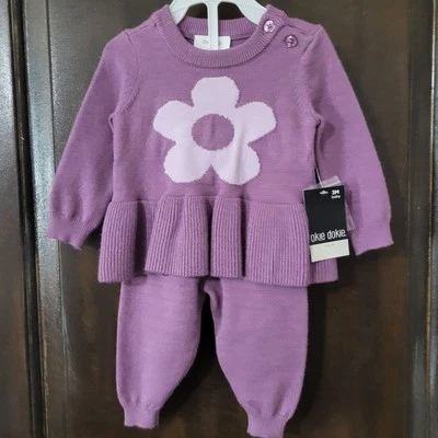 Nuevo Nuevo con etiquetas Conjunto de 2 piezas para Bebé Niña Talla 3m Por Okie Dokie Suéter Manga Larga Minorista $42 Foto 1 de 4