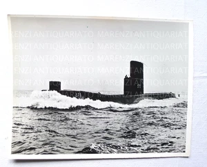 FOTO FOTOGRAFIA VECCHIA MARINA MILITARE US NAVY SOTTOMARINO ATOMICO SEAWOLF - Picture 1 of 2