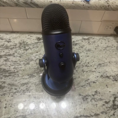 Blue Yeti USB Microphone for PC  Computer Condenser Mic, Midnight Blue - Image 1 of 4