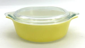 Vintage Pyrex 1/2 Qt Olive Green Casserole Dish w/Glass Lid (X) - Picture 1 of 6
