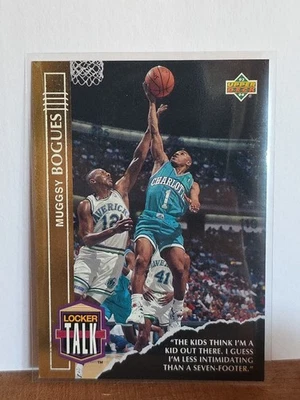 Locker Talk 1993-94 Upper Deck - Muggsy Bogues #LT12 - Charlotte Hornets A221 Foto 1 de 2