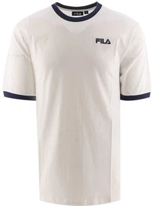 FILA Mens White Aster T-Shirt - Picture 1 of 2