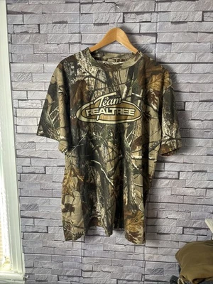 Camiseta camuflada Team Realtree vintage de los 90 para hombre con logotipo gráfico XL Foto 1 de 4