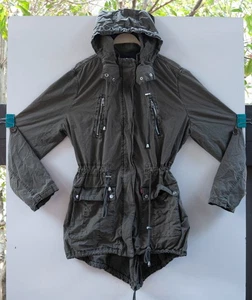 Levi Strauss Utility-Jacke Damen Military Style mit Kapuze olivgrün Größe XL - Bild 1 von 7