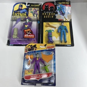 3x Lot The Joker Kenner Action Figuren Batman Pogo/Pirat/Justice League 1995/17 - Bild 1 von 17