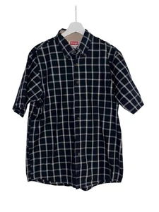 Wrangler Premium Quality Men's Short Sleeve Plaid/Check Button-Down Shirt Size M - Picture 1 of 4