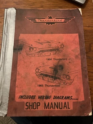 Ford Thunderbird 1964 1965 original manual de taller de fábrica Foto 1 de 4