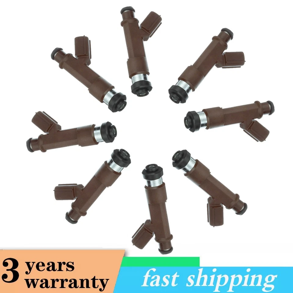 8 peças injetores de combustível para Lexus GX470 2005-2009 LX470 2006-07 Toyota 4Runner 05-09 - Imagem 1 de 4