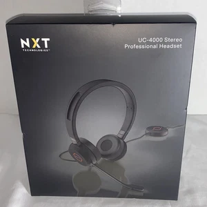 NXT Technologies UC-4000 Stereo Professional Headset Wired USB or 3.5mm NX57974 - Picture 1 of 3