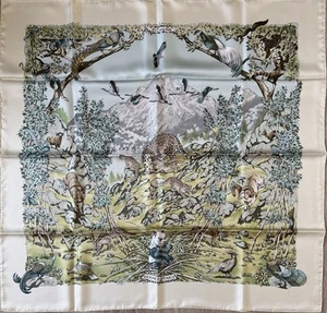 HERMES SICHUAN by Robert Dallet silk 100% 90 cm - Picture 1 of 9