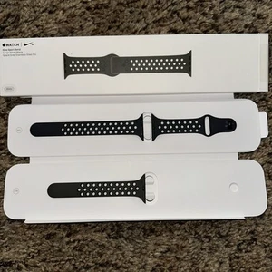 WYCOFANE NIKE 38mm, 40mm, 41mm APPLE WATCH CARGO KHAKI/CZARNY PASEK SPORTOWY - Zdjęcie 1 z 3