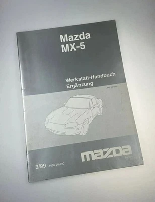 MAZDA MX-5 Manuale dell'officina Supplemento JMZ NB18P6 03/99 1656-20-99C - Immagine 1 di 4