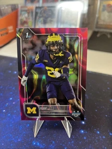 Bowman University Chrome 2025 - Jyaire Hill #83 refractor de lava rosa 1st Bowman - Imagen 1 de 2